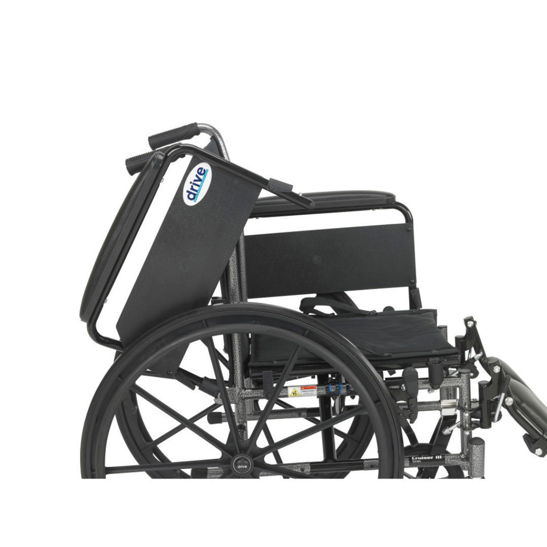 Drive Medical K3 Wheelchair Ltwt 18 W/adda & Elr's Cruiser Iii