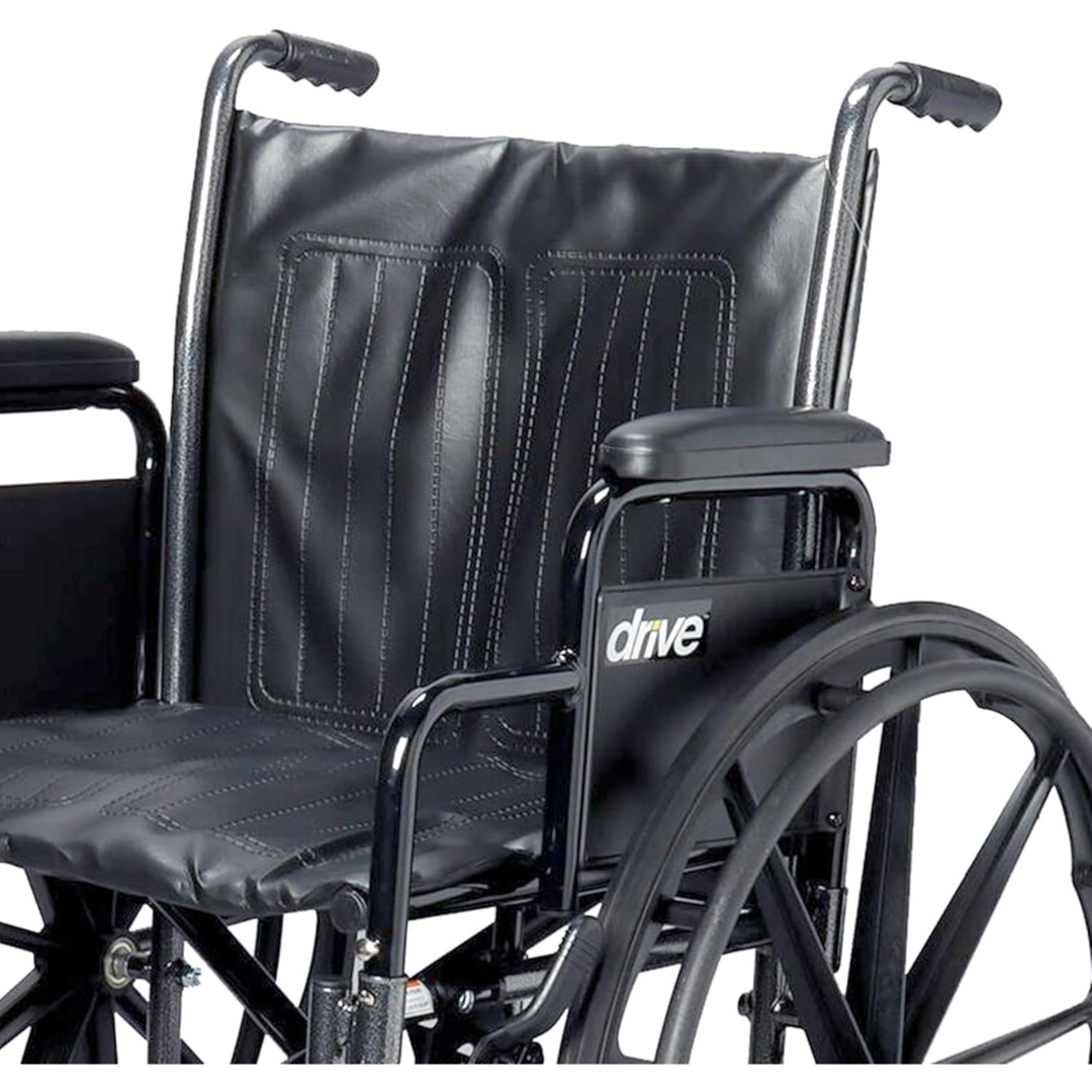 Wheelchair 16 Dual Axle Detachable Full Arms Elr's