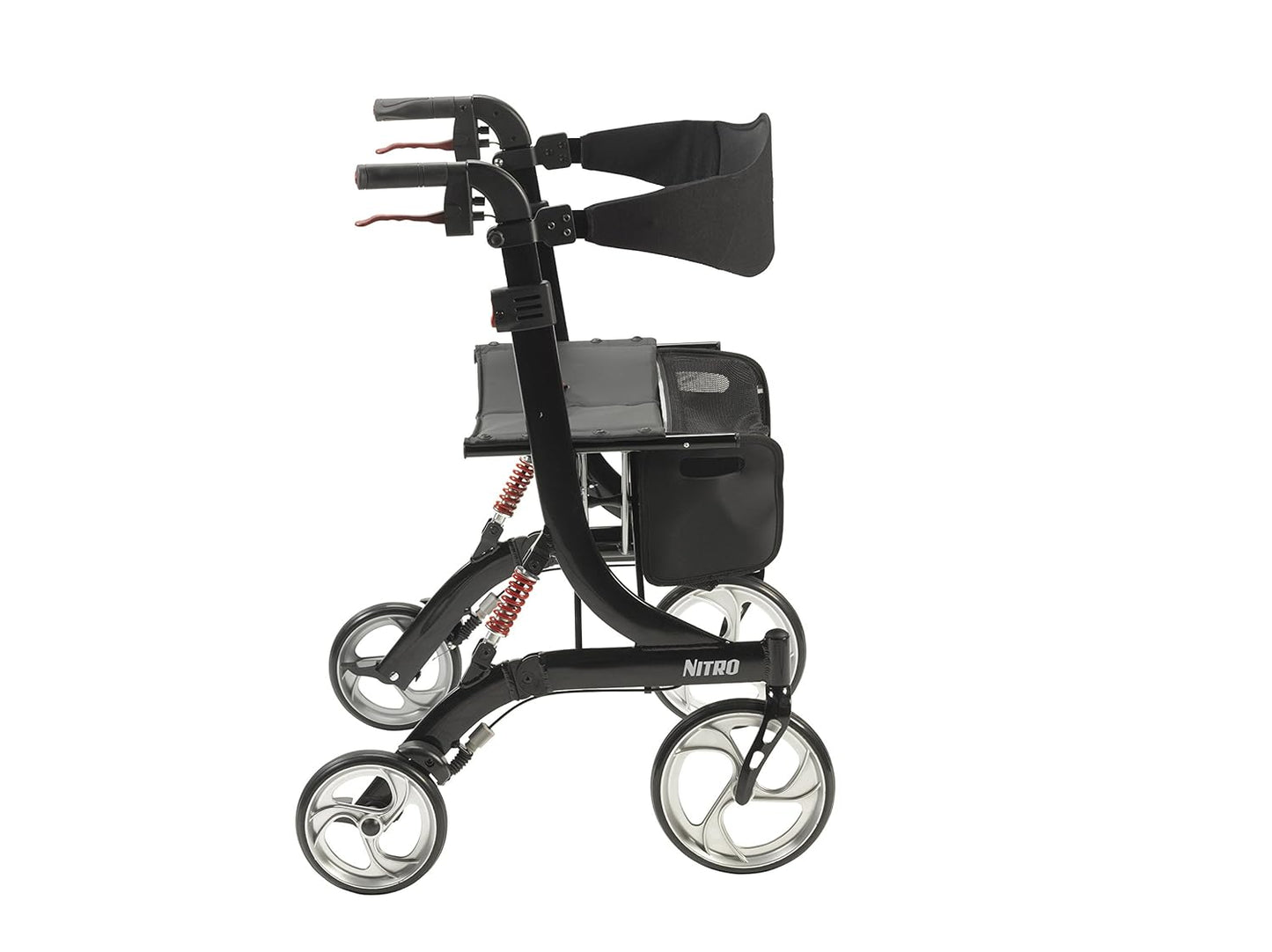 Drive Medical Nitro Rollator Hd Black Bariatric Black