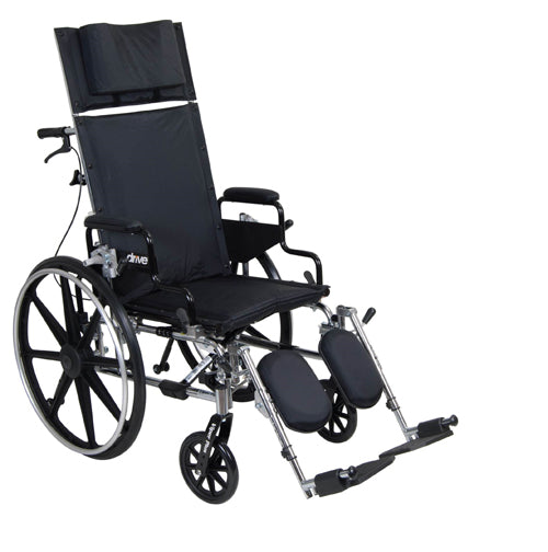 Drive Medical Viper Plus Reclining W/c 20 Flip-back Rem Full Arms