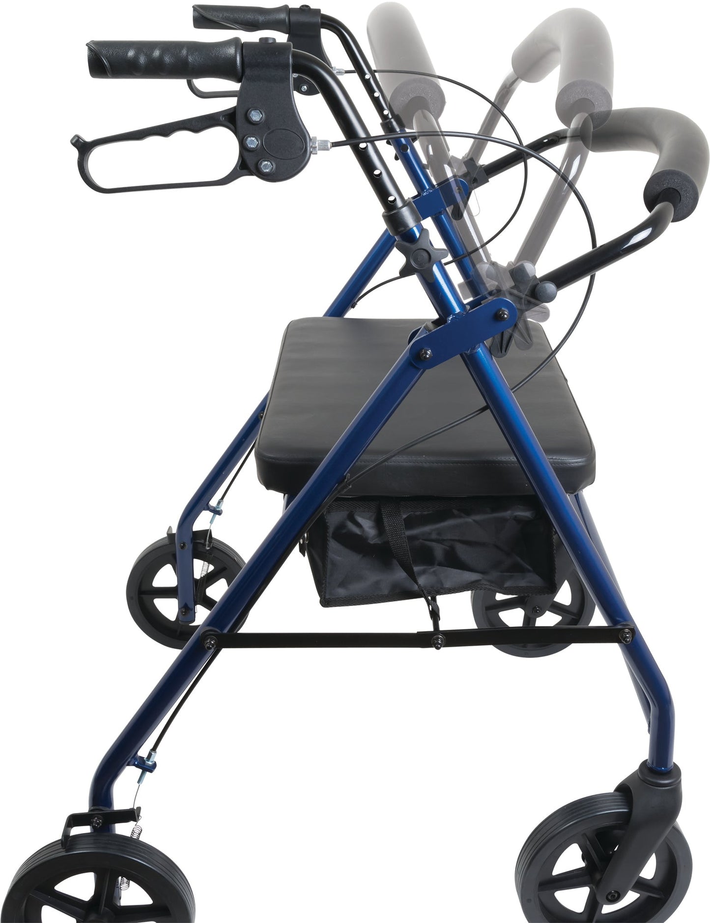 Probasics Bariatric Rollator W/ 8 Wheels Blue