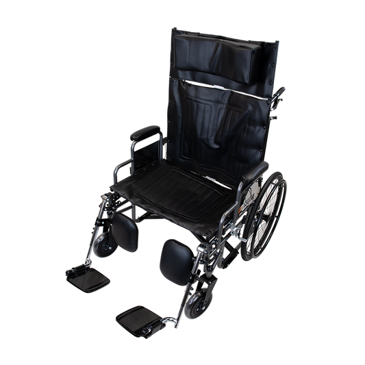 Bariatric Reclining Wheelchair w/ ELR 28" | 750 LB weight capacity | Extra large wheelchair