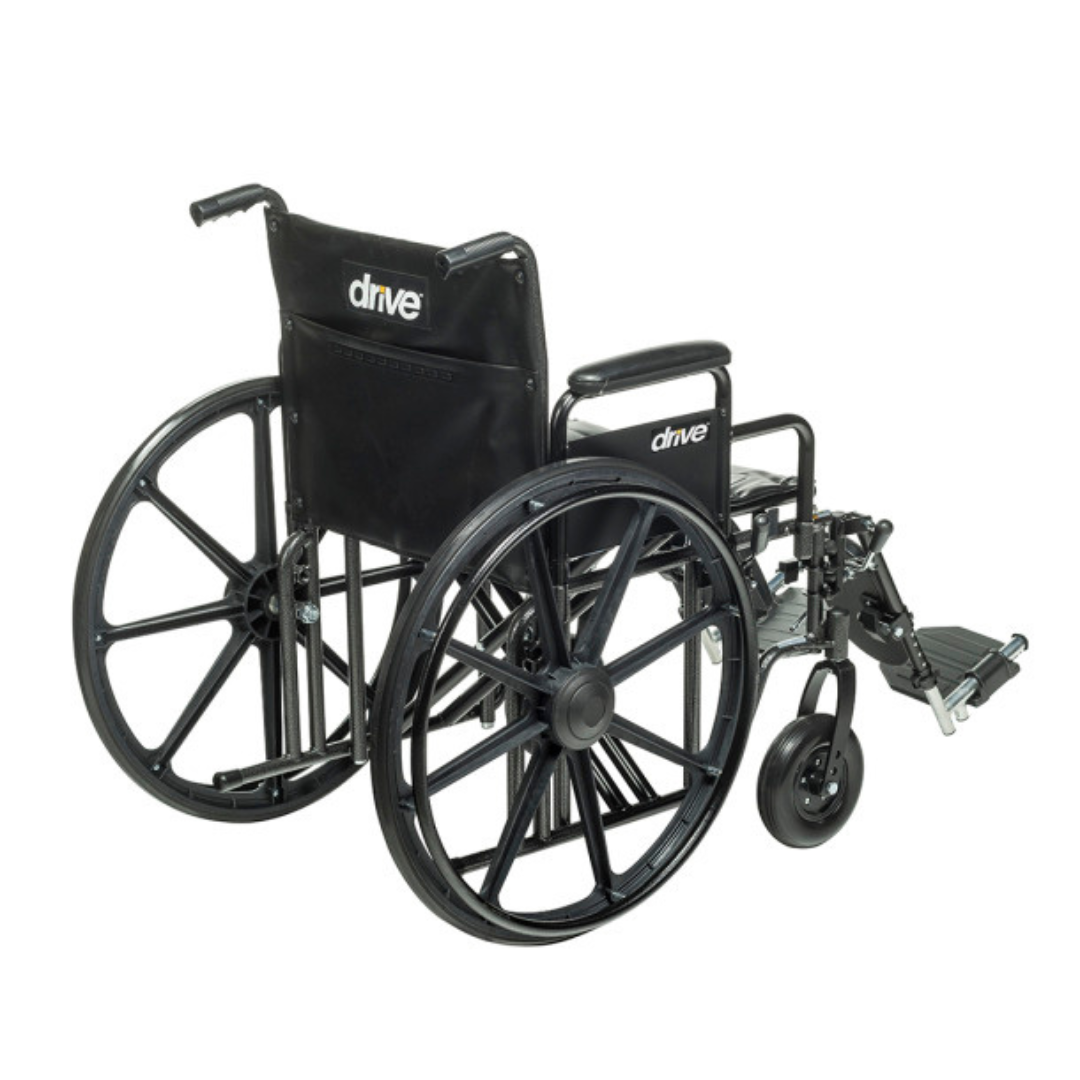 Drive Medical Bariatric Wheelchair  Rem Desk Elev Legrests  22  Wide