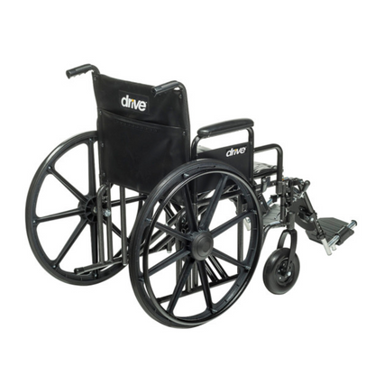 Drive Medical Bariatric Wheelchair  Rem Desk Elev Legrests  22  Wide