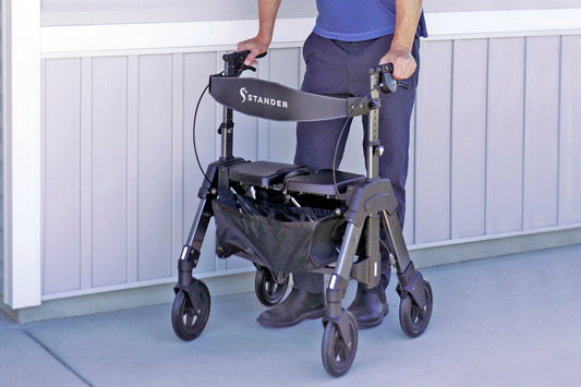 EZ FOLD-N-GO ROLLATOR HD REGAL ROSE