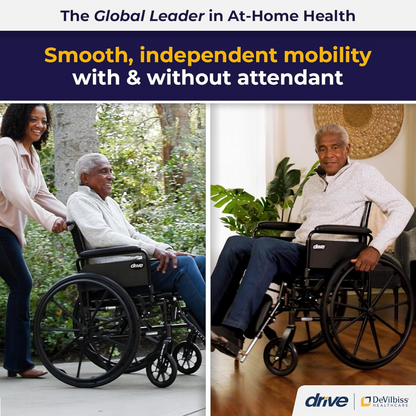 Drive Medical K3 Wheelchair Ltwt 18  W/adda & Elr's  Cruiser Iii