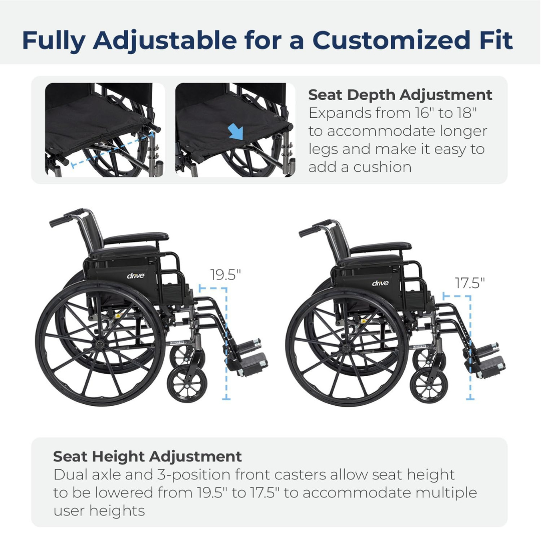 K3 Wheelchair Ltwt 18  W/dda 