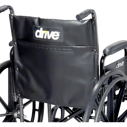 Wheelchair 16  Dual Axle Detachable Full Arms  Elr's