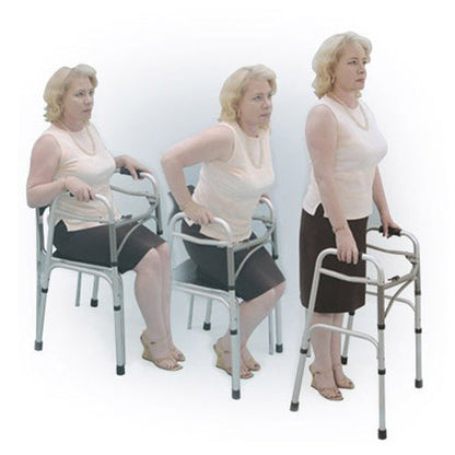 Easy-release 2 Button Folding Walker Adult -  