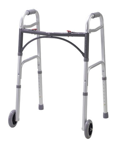 Walker Folding 2-button Youth W/5  Wheels Deluxe (drive) -  