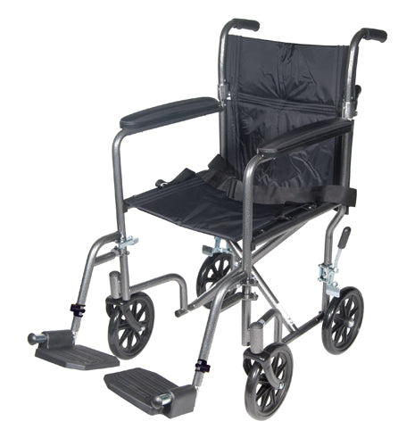 Wheelchair Transport  19  Silver Vein Finish 