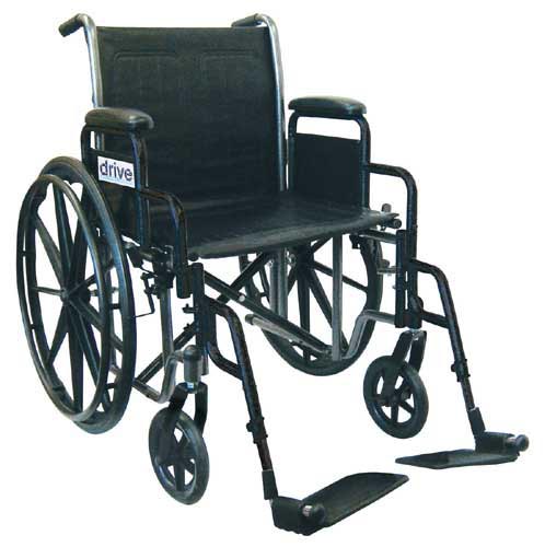 Drive Medical Wheelchair Econ Rem Desk Arms W/elevating Legrests 16