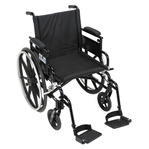 Drive Medical Viper Plus Gt-deluxe-alum-sf Ltwt  Dual Axle 20  Univ Arms