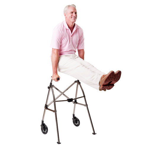 Ez Fold-n-go Walker Black Walnut - 