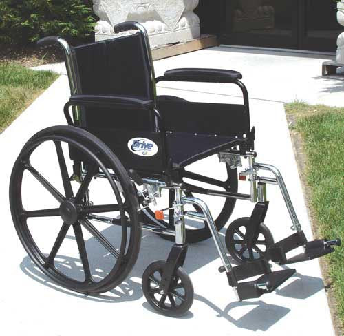 K3 Wheelchair Ltwt 16  W/dda & S/a Footrests  Cruiser Iii 