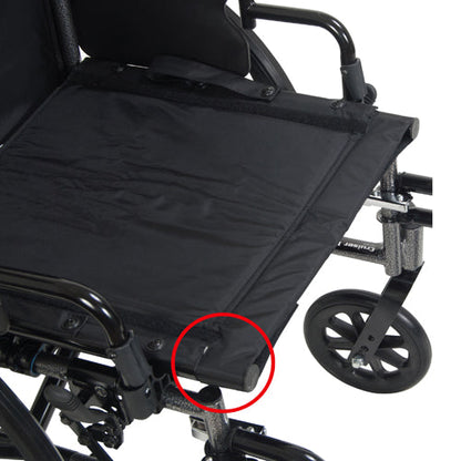 K3 Wheelchair Ltwt 16  W/dda & S/a Footrests  Cruiser Iii 