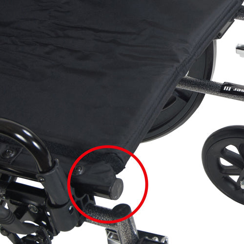 K3 Wheelchair Ltwt 16  W/dda & S/a Footrests  Cruiser Iii 