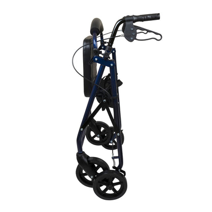 ProBasics Deluxe Aluminum Rollator Blue 8 Wheels