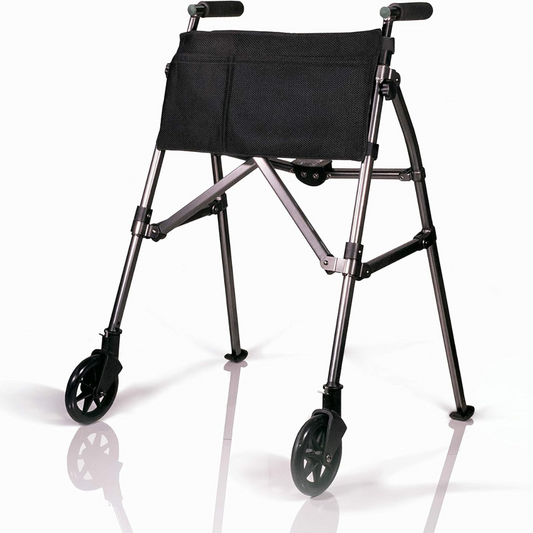 Stander Ez Fold-n-go Walker Matte Black