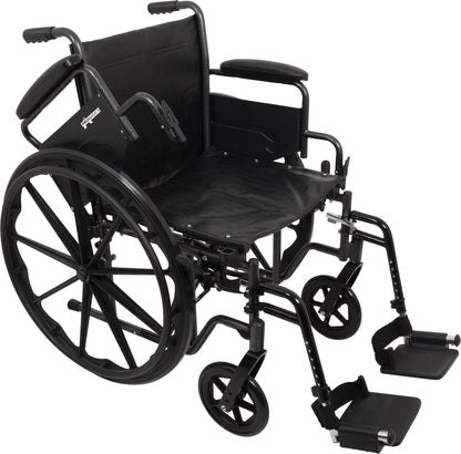 ProBasics K2 Wheelchair with 16" x 16" Seat and Swing-Away Footrests